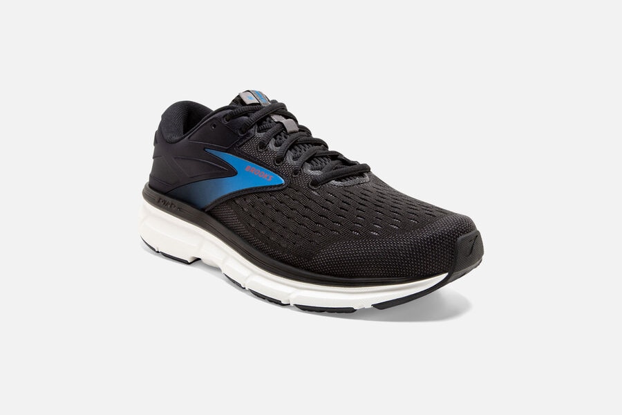 Dyad 11 Road Brooks Running Shoes NZ Mens - Black/Blue - BRZVXG-392